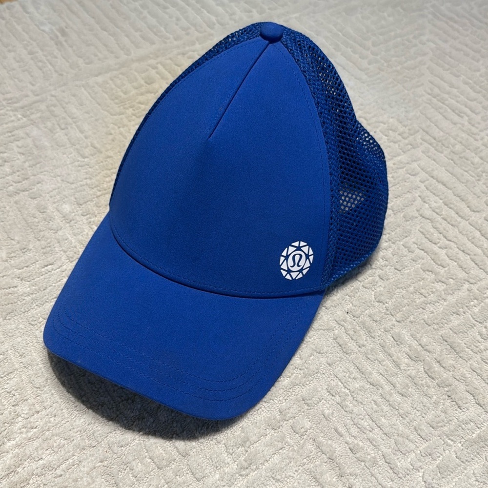 Lululemon Running Cap Seawheeze 2019 Half-Marathon Baseball Hat Cap Blue Large
